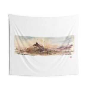 Temple of the Heart 2023 - Sunrise - Wall Tapestry