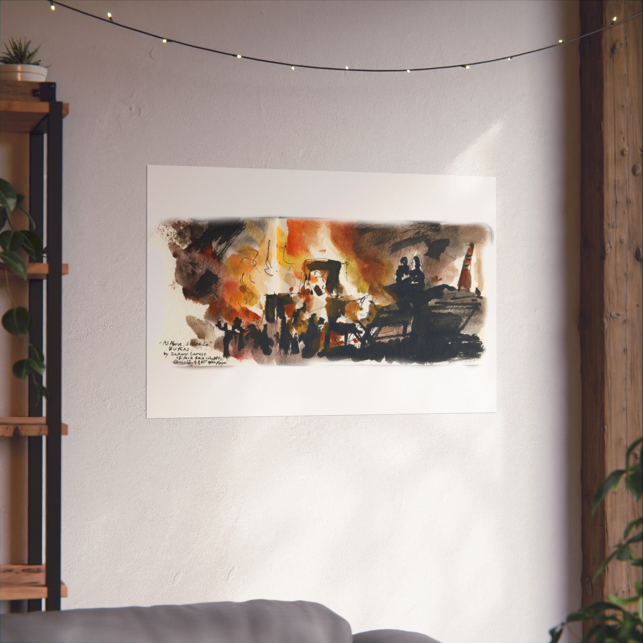 “As Above So Cee Lo” Burn live-painted at BM 2025 - Poster