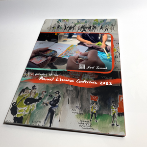Animal Liberation Conference 2023 painted documentary book
