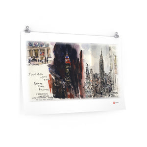 NYC - Empire State Building - Premium Poster